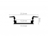 2m led profile recessed 1 white (1)